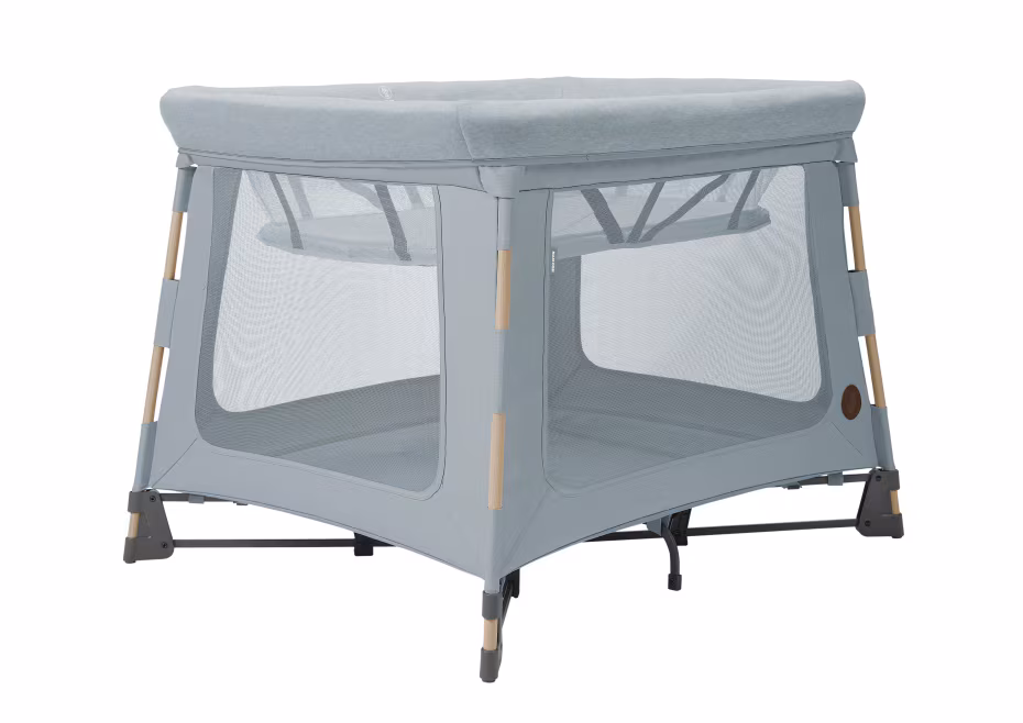 Maxi-Cosi Lit de Voyage 3 en 1 Swift pour Bébé: Berceau, Lit et Parc Gris