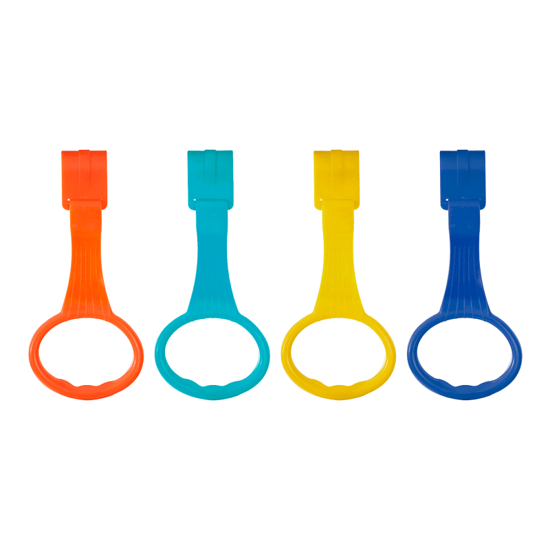 Ms Innovaciones Set de 4 Anneaux Pour Lit De Voyage Coloré