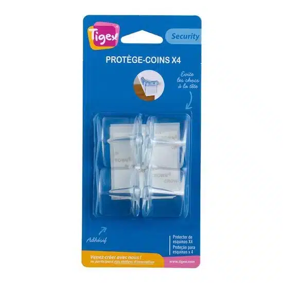Tigex Lot de 4 Protège Coins