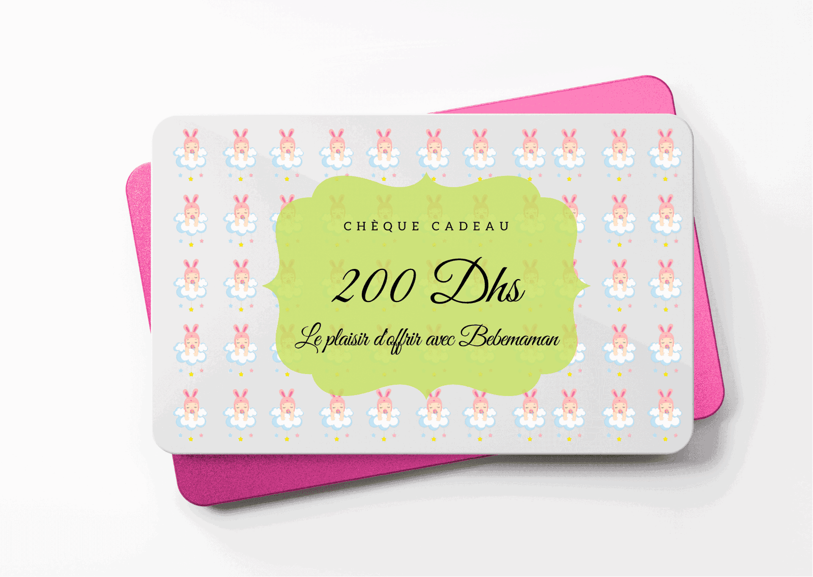 Bebemaman Chèque Cadeau 200 Dhs