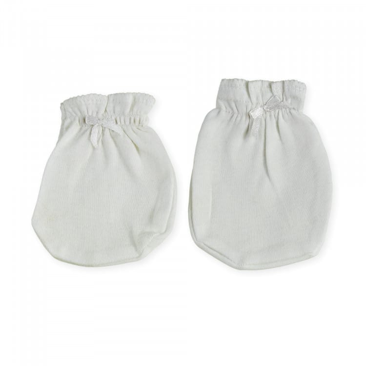 Trois Kilos Sept Moufles naissance anti-griffes en coton